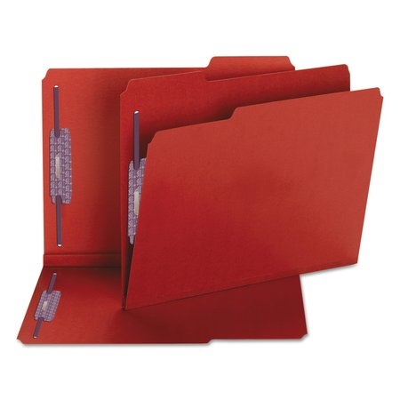 Smead Pressboard Folder, Bright Red, PK25 14936